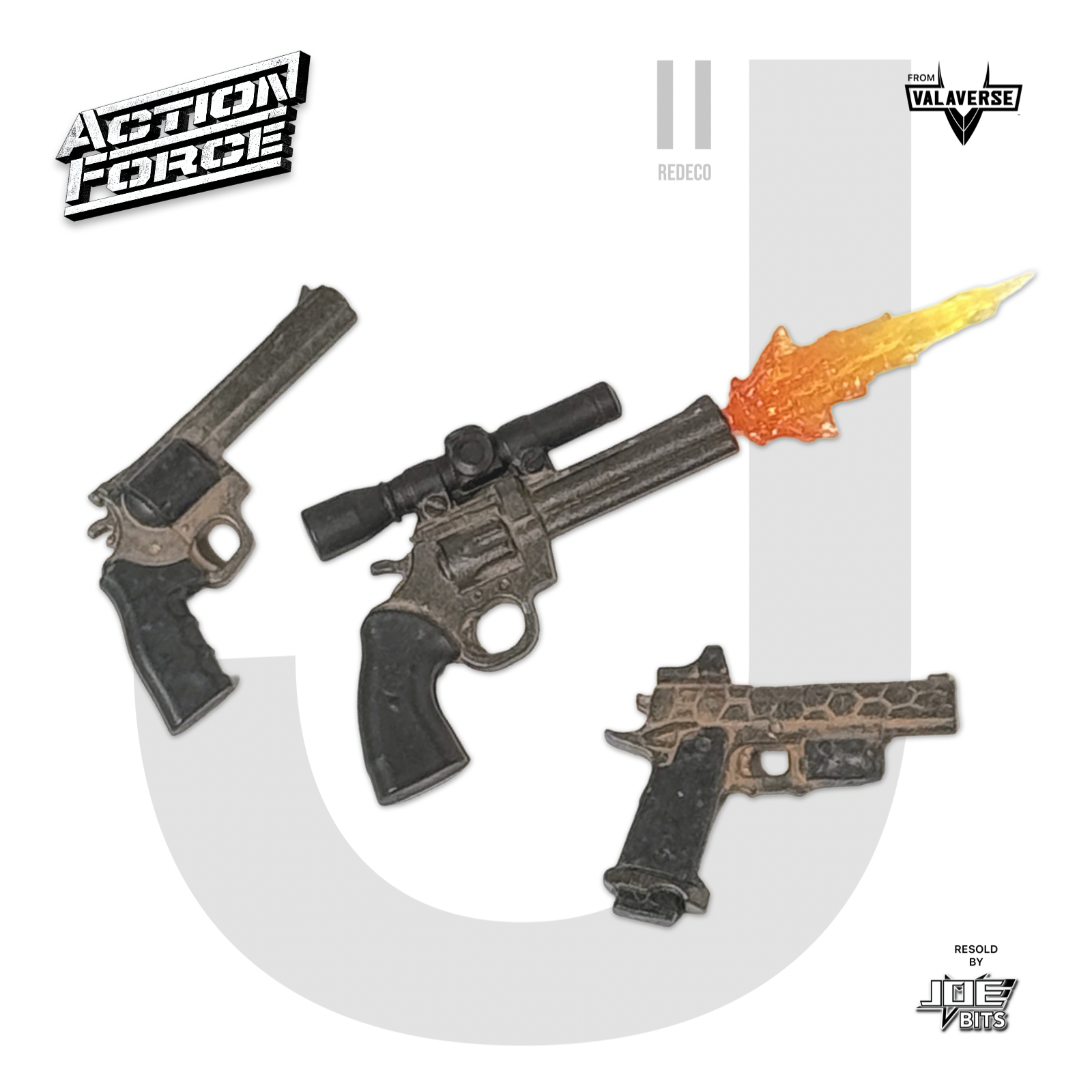 Valaverse ACTION FORCE | W.P. JULIET II — 3x PISTOLS