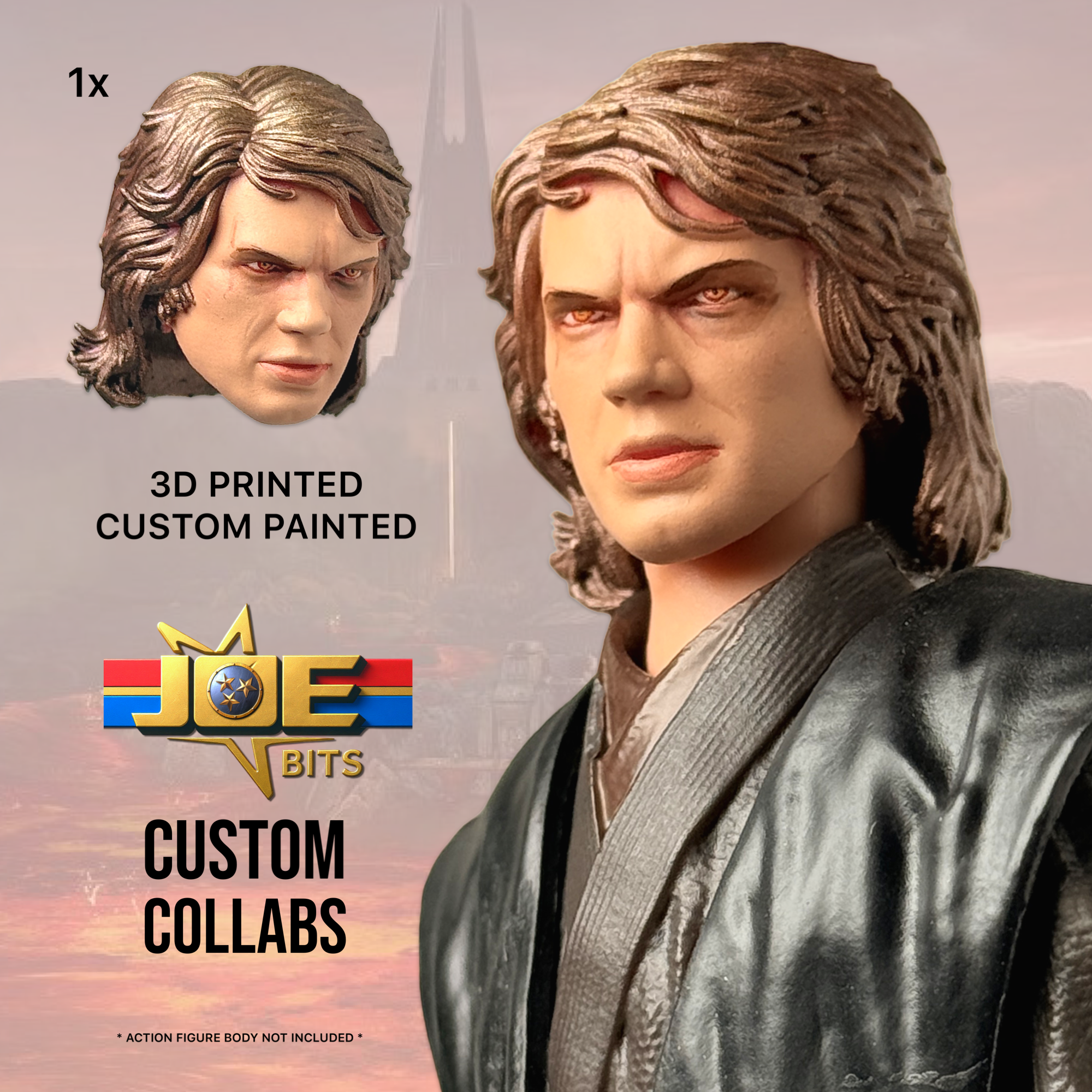 JOE BITS CUSTOM COLLABS | Young Darth Vader HEAD Sculpt