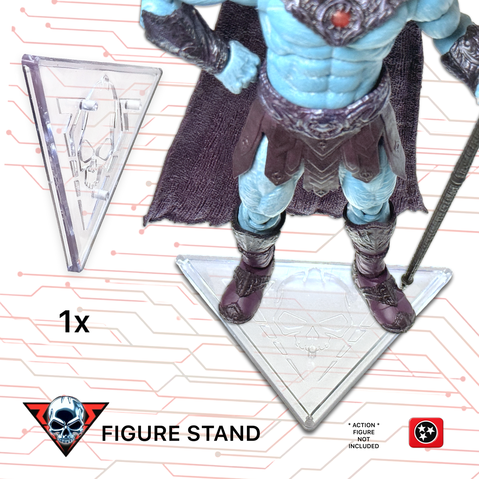 SKELETRON | Red Shadows - Logo Figure Stand