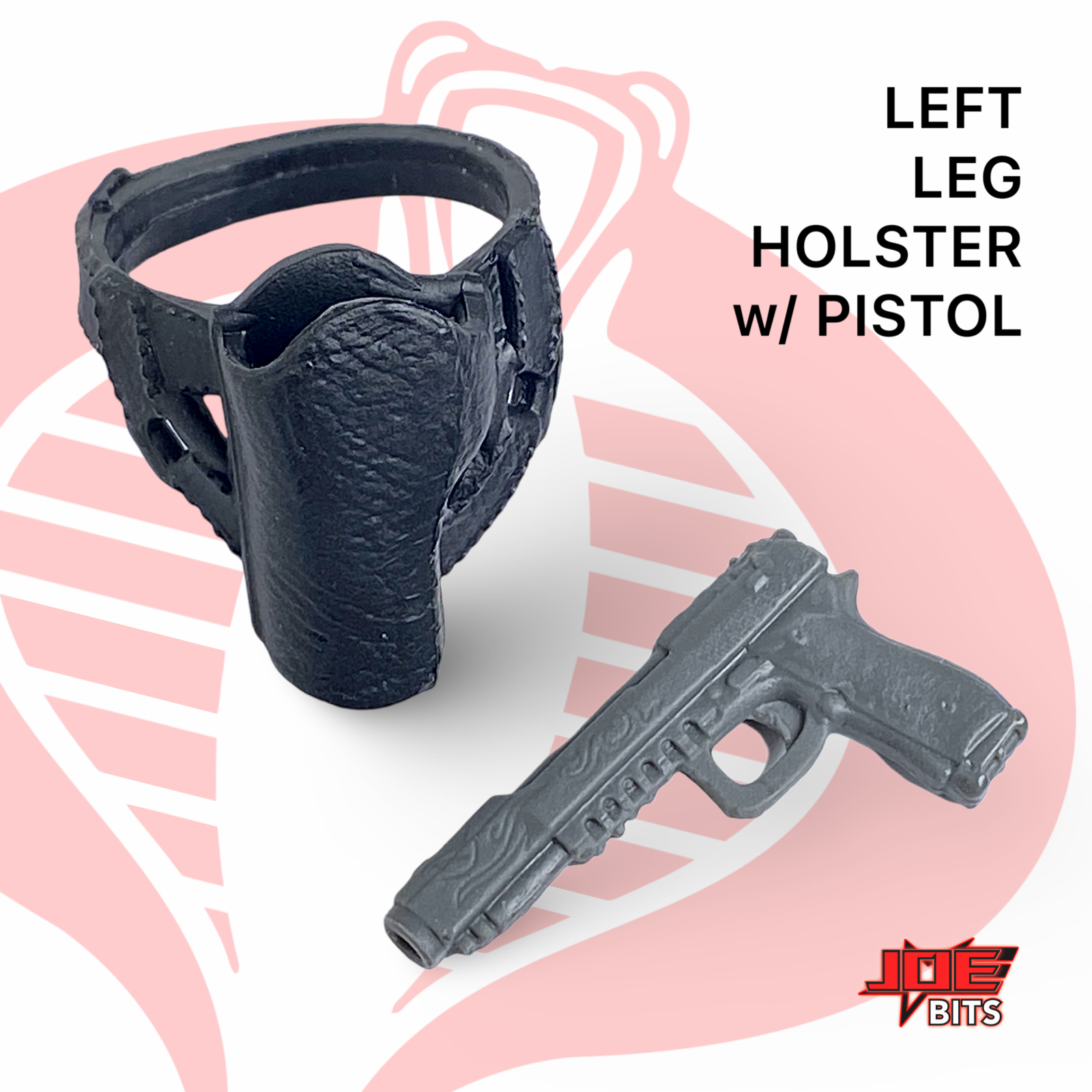 G.I. JOE Classified # 123 | TORCH’S PISTOL w/ LEFT Leg Holster