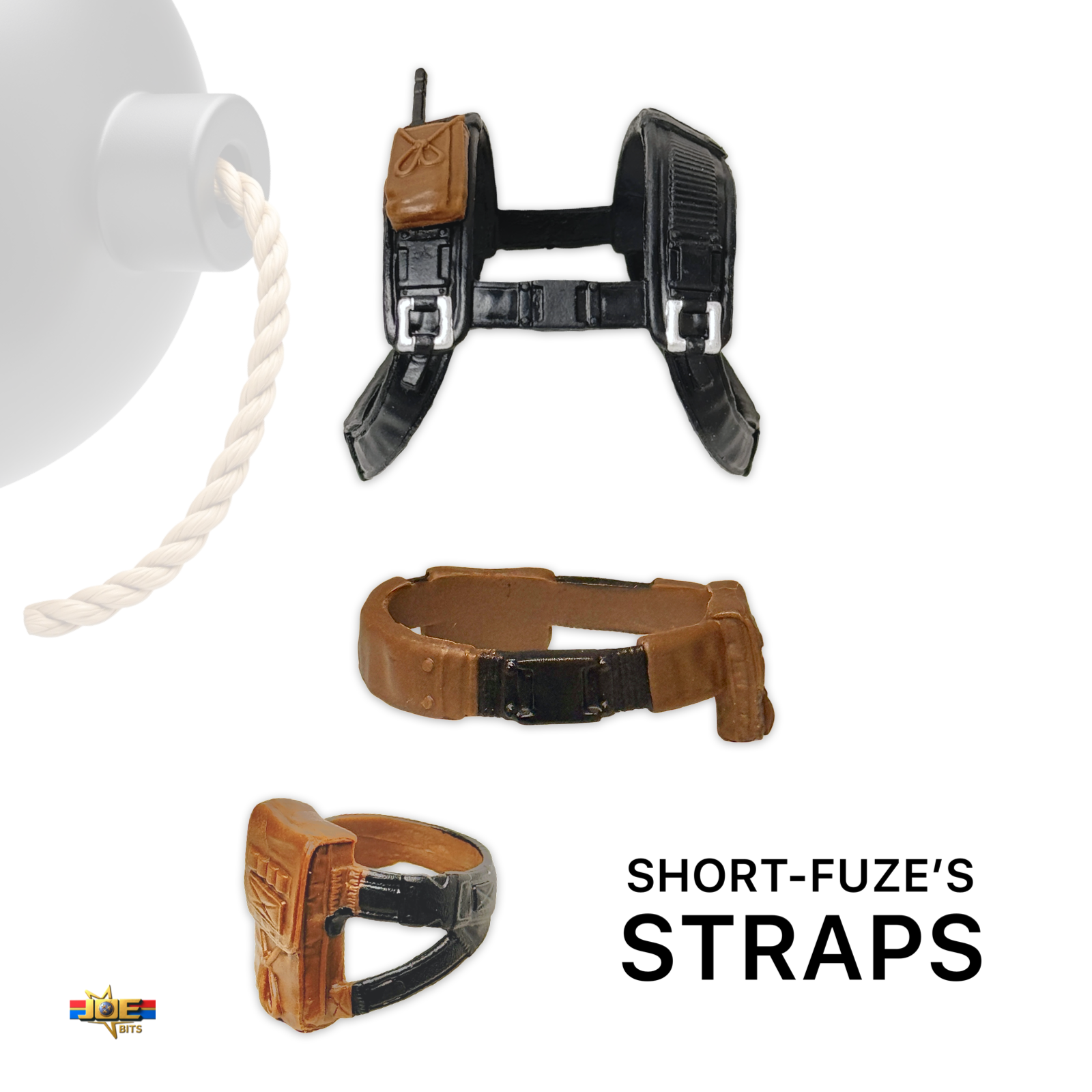 G.I. JOE Classified # 181 | Short-Fuze's STRAPS & POUCH