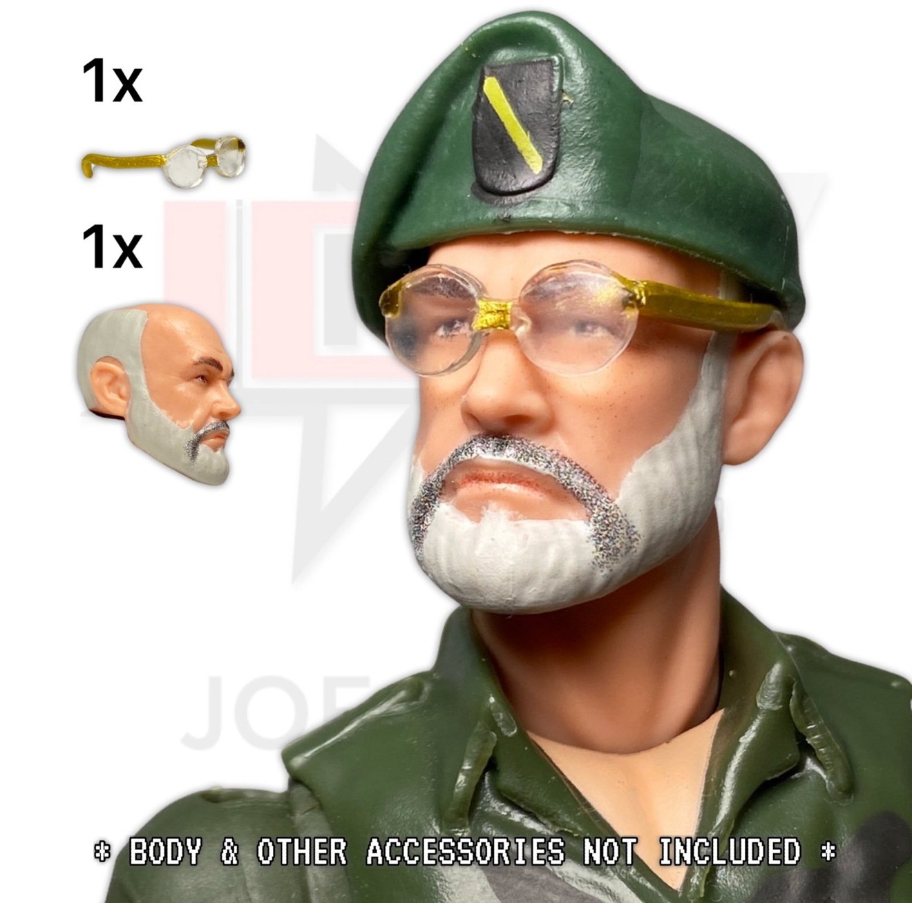 Indiana Jones Adventure… | Henry Jones, Sr. / Sean Connery - HEAD & EYEGLASSES