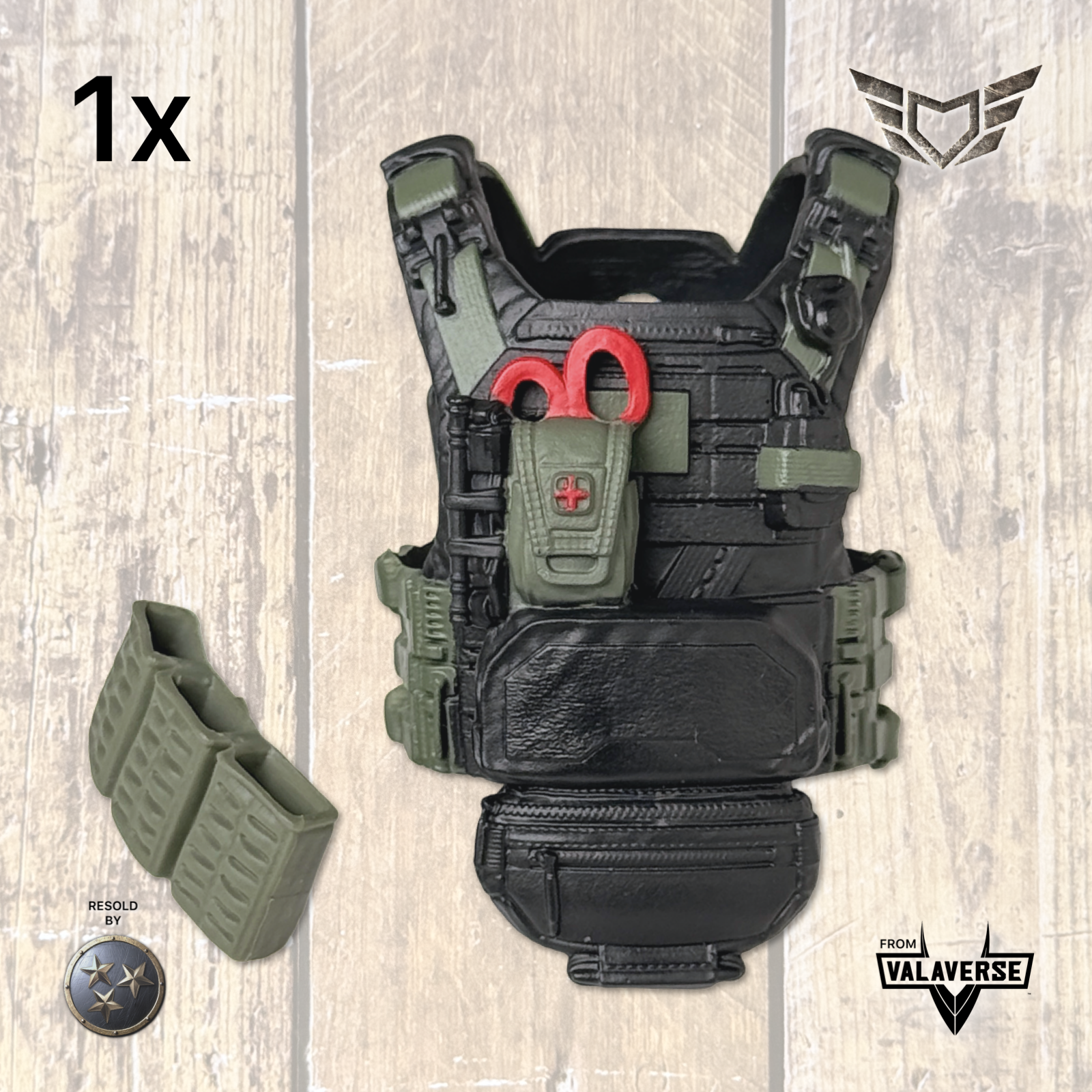 Valaverse ACTION FORCE | 1x TFG VEST w/ Medical Attach.