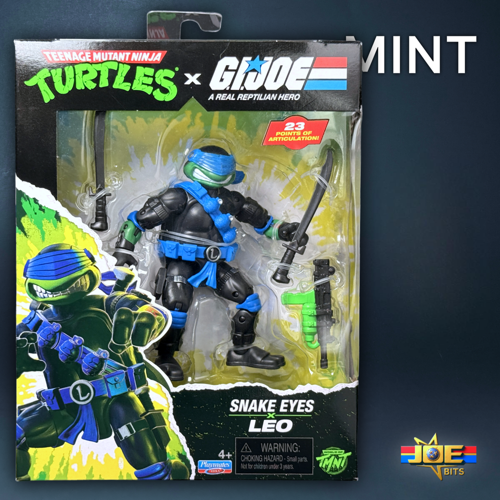 TMNT x G.I. JOE | Snake Eyes x LEO — JOE BITS Figures, Parts