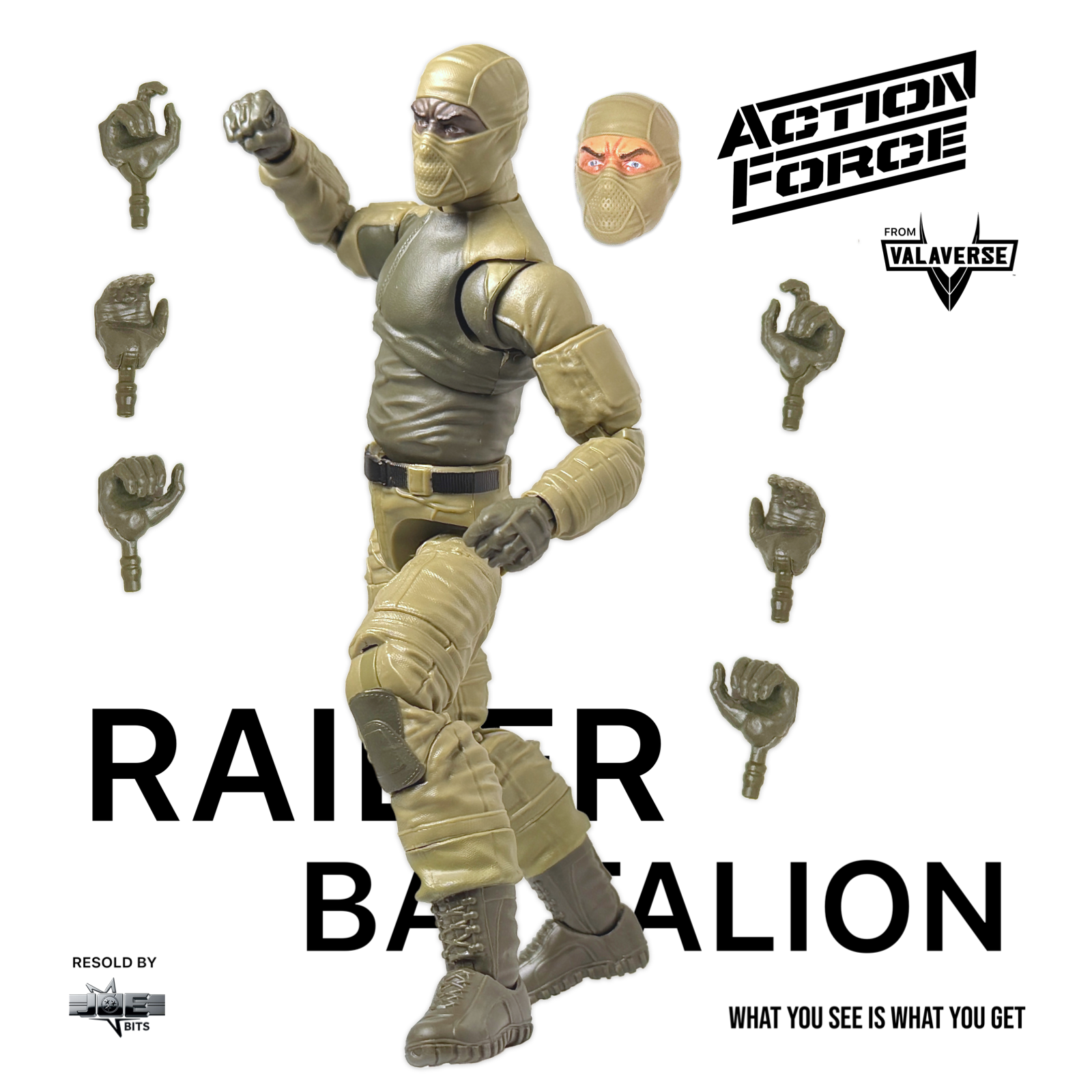 Valaverse ACTION FORCE | Raider Battalion Trooper