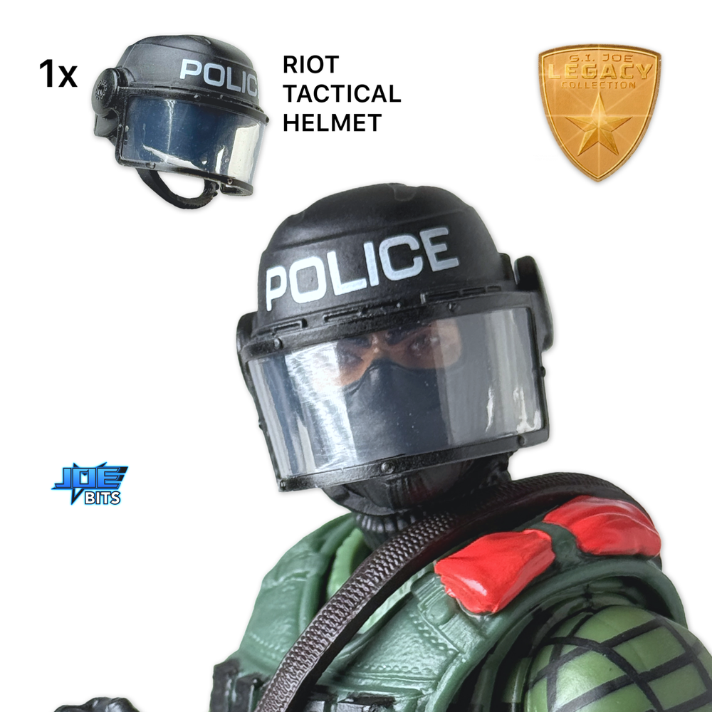 G.I. JOE Classified Legacy | 1x Police Riot TACTICAL HELMET — JOE