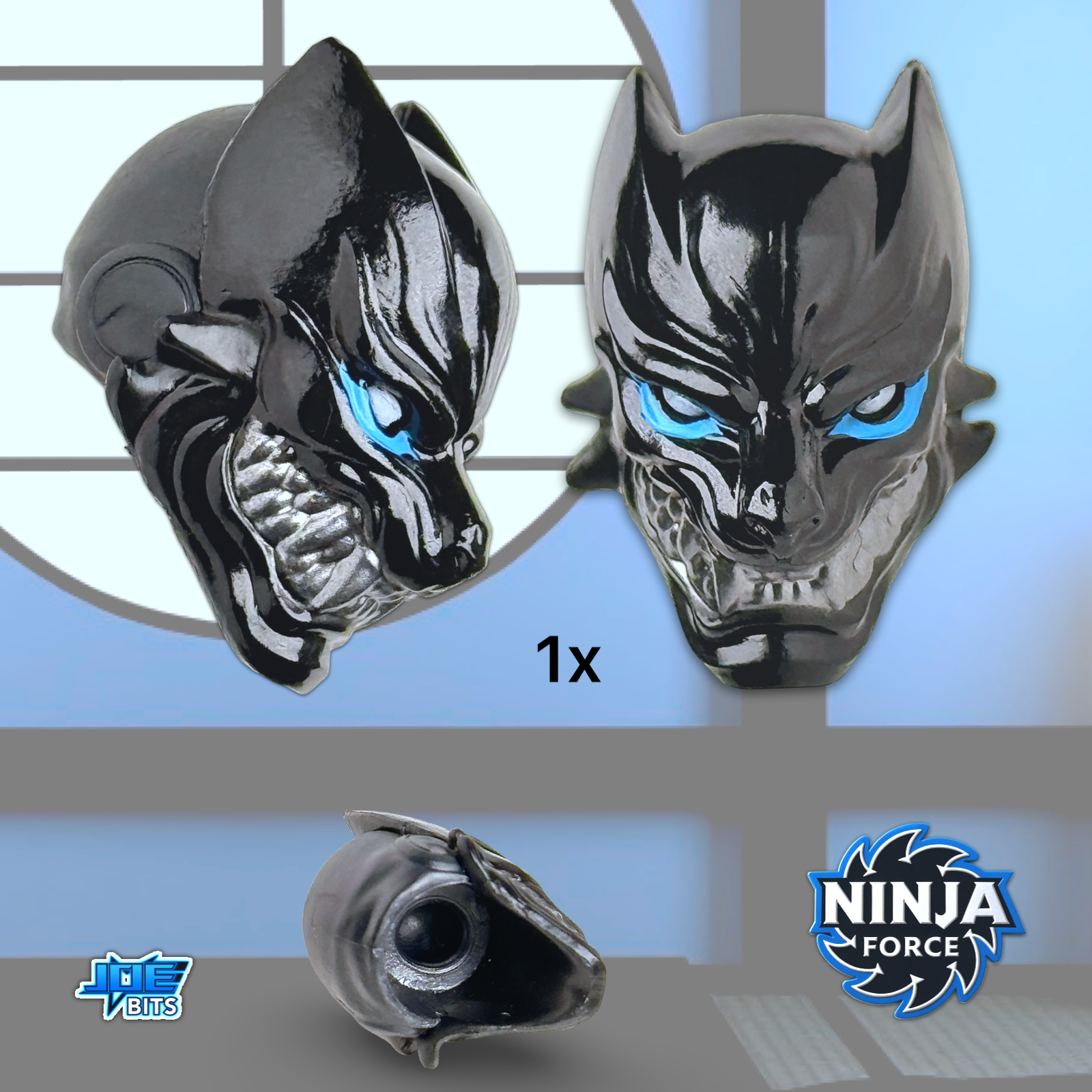 G.I. JOE Classified # 223 | Snake Eyes' OKAMI Mask HEAD Sculpt