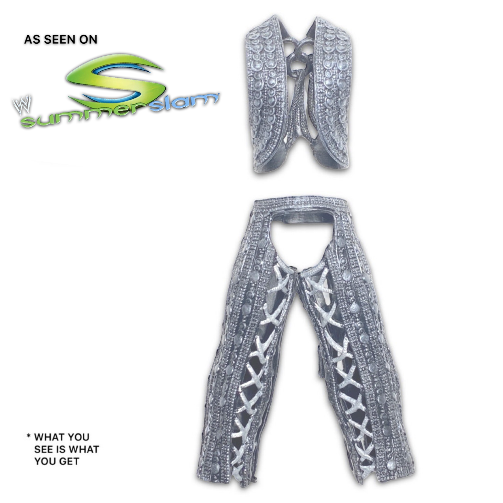 WWE Elite | Shawn Michaels SUMMER SLAM 2002 Chain VEST + CHAPS