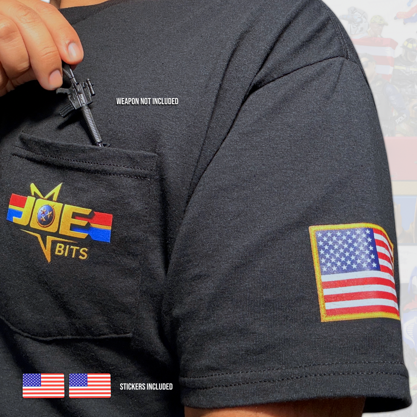 JOE BITS TOYS | 1x Logo Pocket T-Shirt
