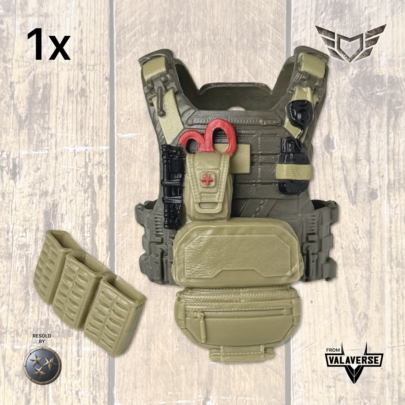 Valaverse ACTION FORCE | 1x TFG VEST w/ Medical Attach.