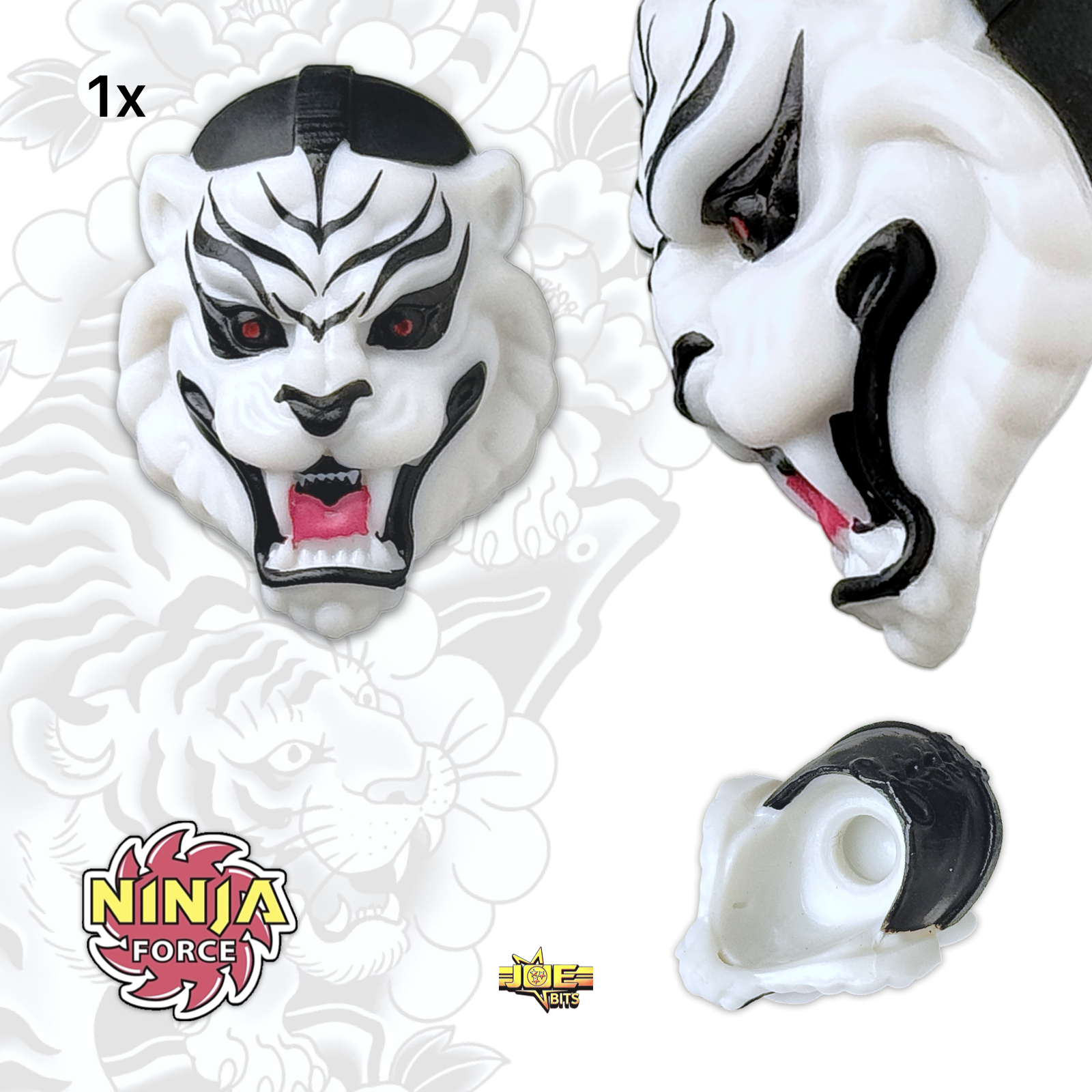 G.I. JOE Classified # 212 | 1x BYAKKO (White Tiger) Mask HEAD Sculpt