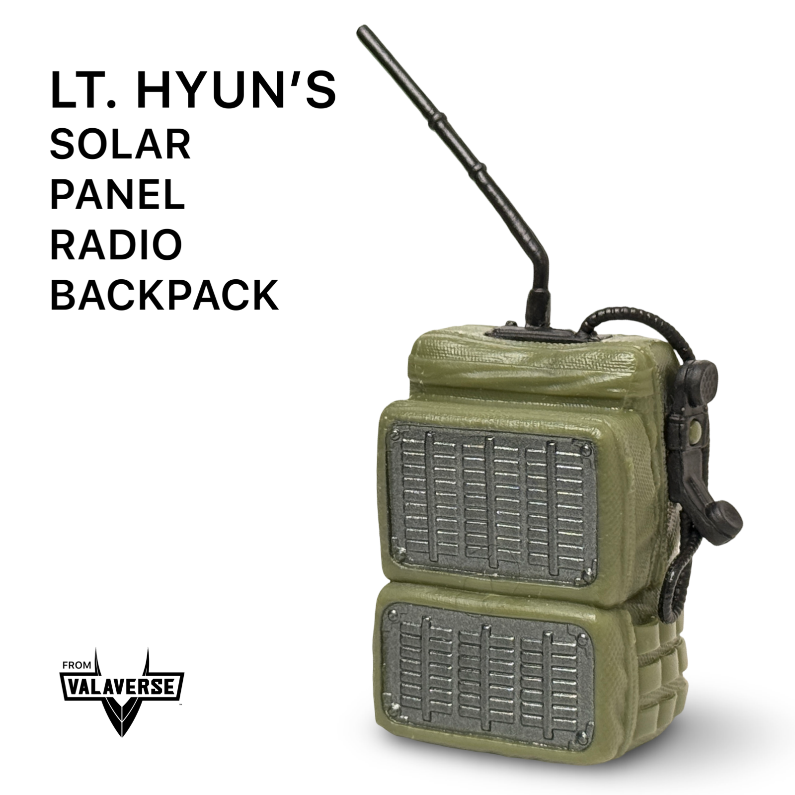 Valaverse ACTION FORCE | Lt. Hyun’s Solar Panel BACKPACK