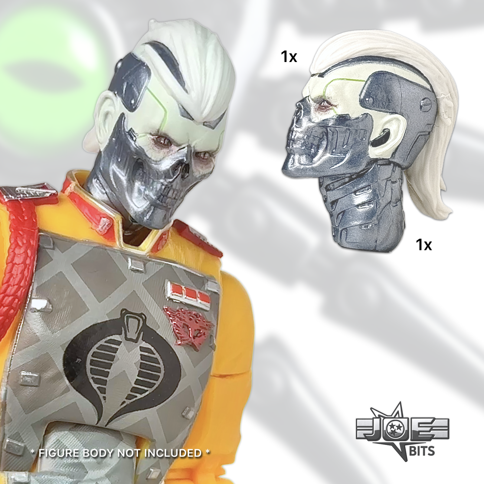 G.I. JOE Classified # 211 | Axel "Synapse" Soma's HEAD & NECK