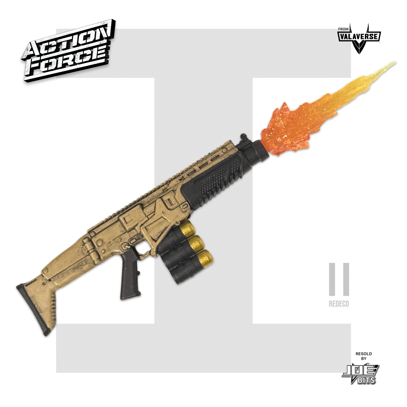 Valaverse ACTION FORCE | W.P. INDIA II — 1x Assault Rifle w/ Grenade Clip