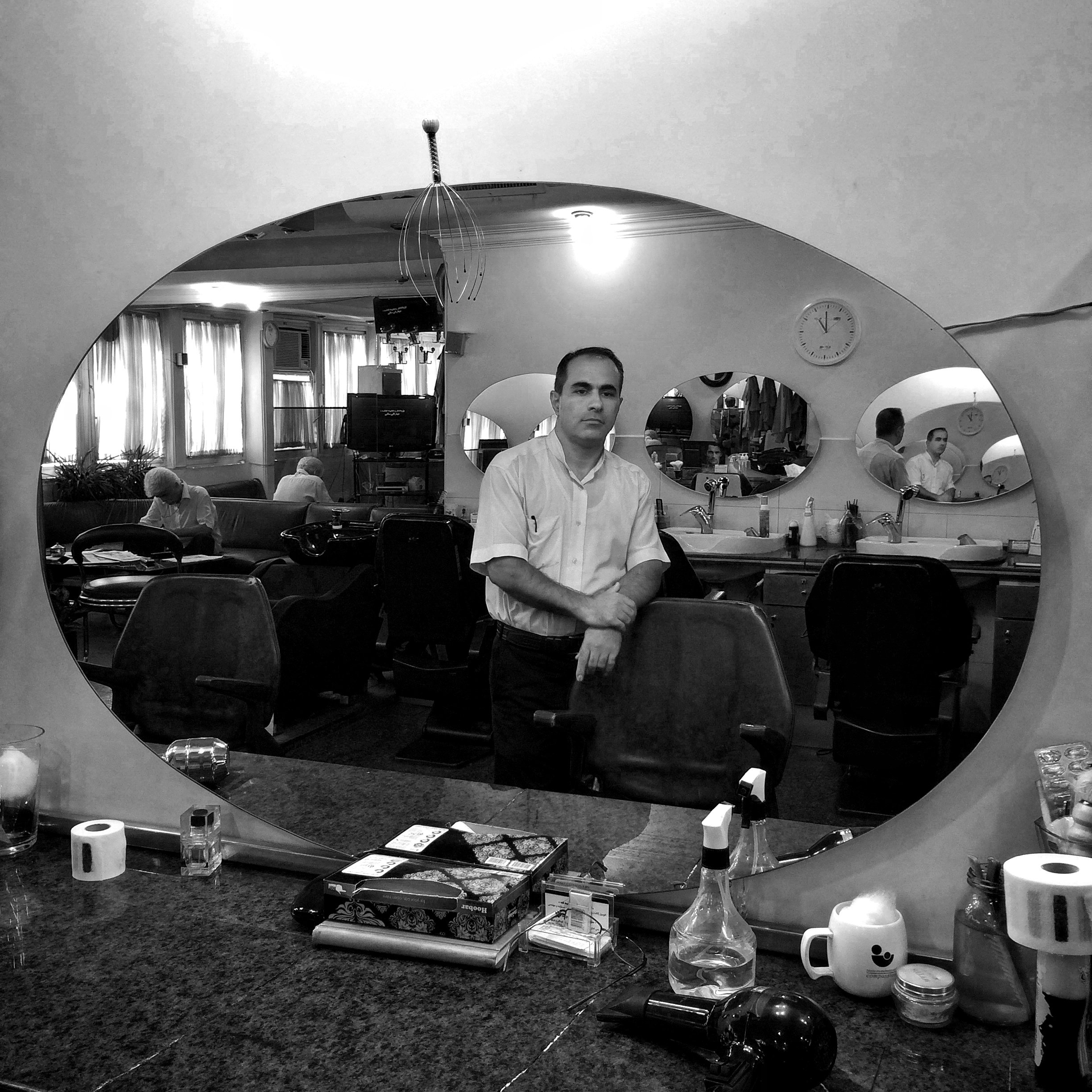 Parviz Tarafdar, a 46-year-old barber. Lives in Tehran: "I don’t have any hope of changing my life, and the deal affects maybe only 20 percent of society."