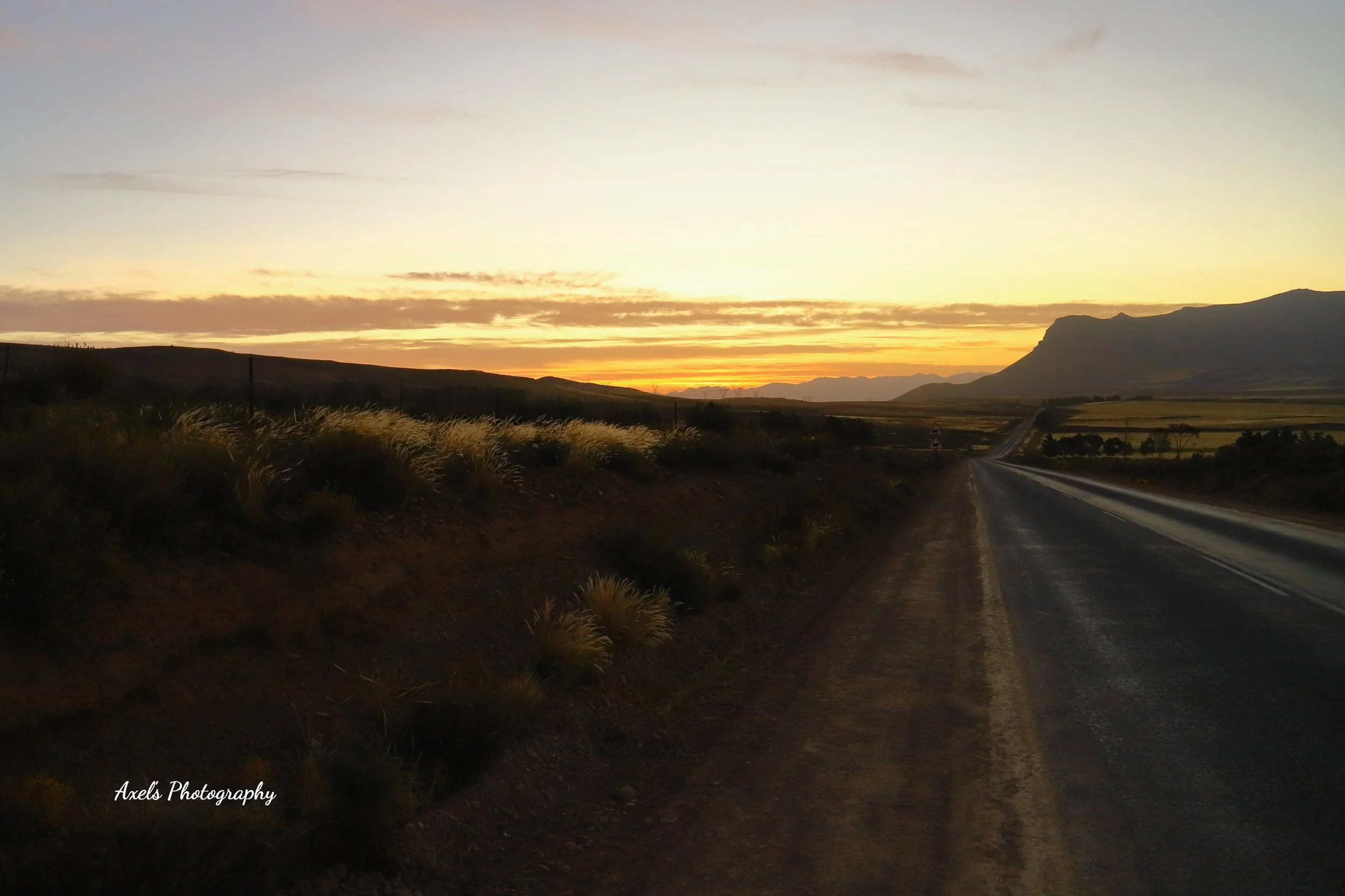 Sunset at Theronsberg Pass