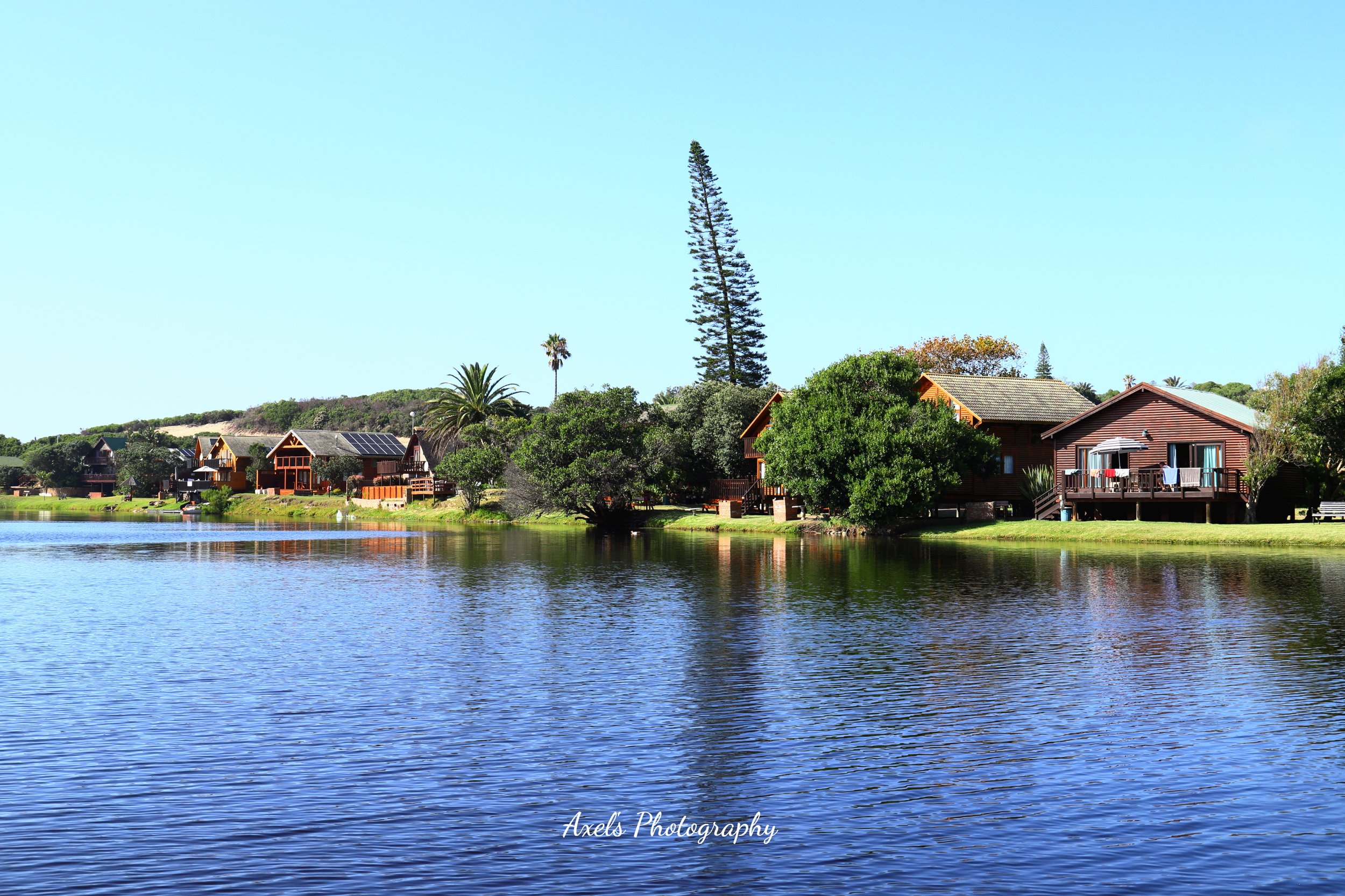 Wooden cottages at Wilderness, Touwriver