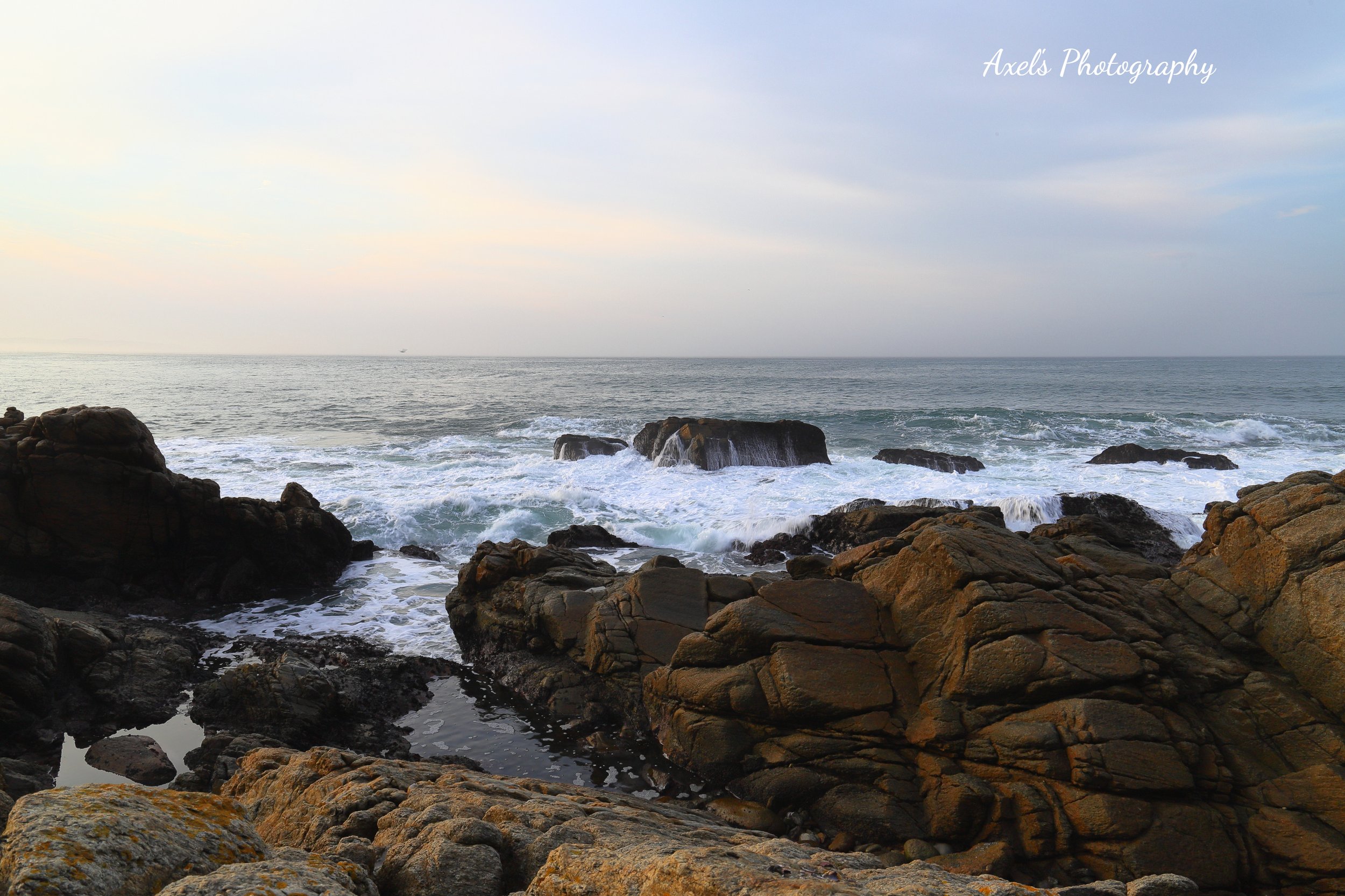Flowing over the rock