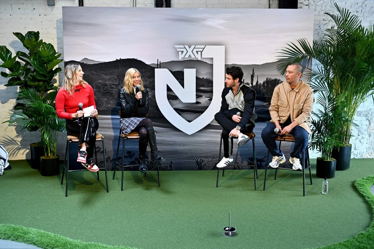 Nick Jonas x PXG Launch: Nick Jonas, Renee Parsons & Ray Mate