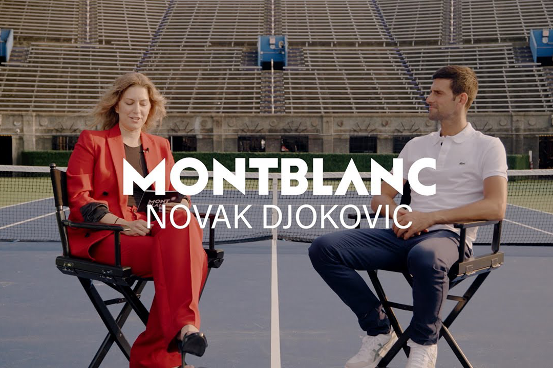 Montblanc at The U.S. Open: Novak Djokovic