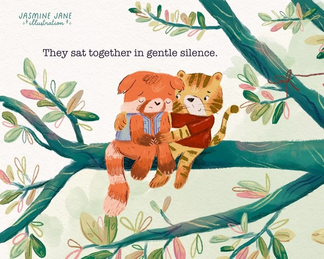 I realised that I never shared this full page spread of the project I completed for the makeartthatsells course ☺️ swipe to see the full artwork ➡️

I love the colours in this illustration 🥰 this is definitely one of those moments where I can say &l