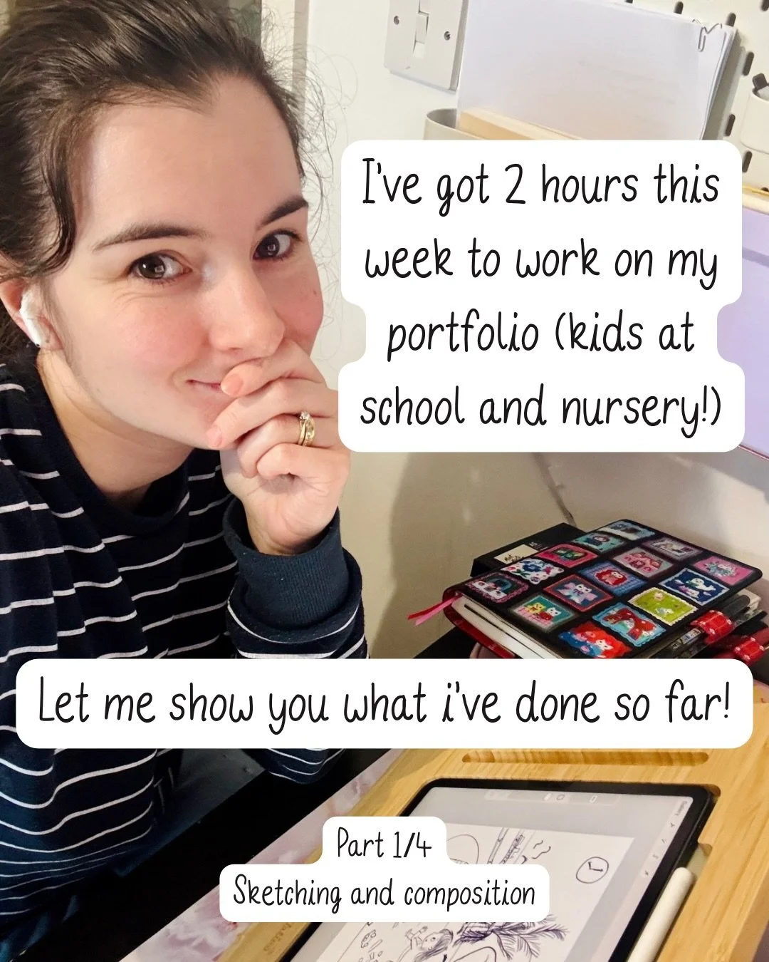 Trying to find the time to create portfolio work sometimes is hard! I have a small chunk of time each week to make progress. I finished this illustration a few weeks ago but I thought I&rsquo;d show you how I did it and turn it into a mini series! 

