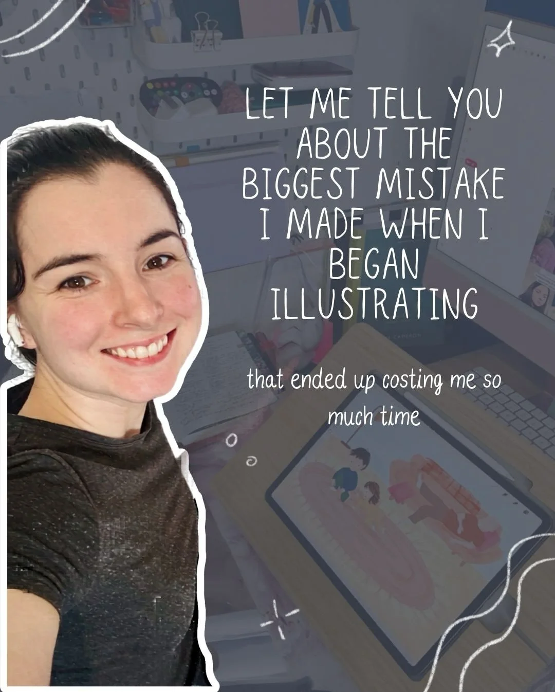 When I began illustrating I would mainly focus on creating &lsquo;pretty&rsquo; illustrations that were only intended to look good on instagram.

Once I had discovered storytelling illustration this improved my artwork massively. 

I began thinking a