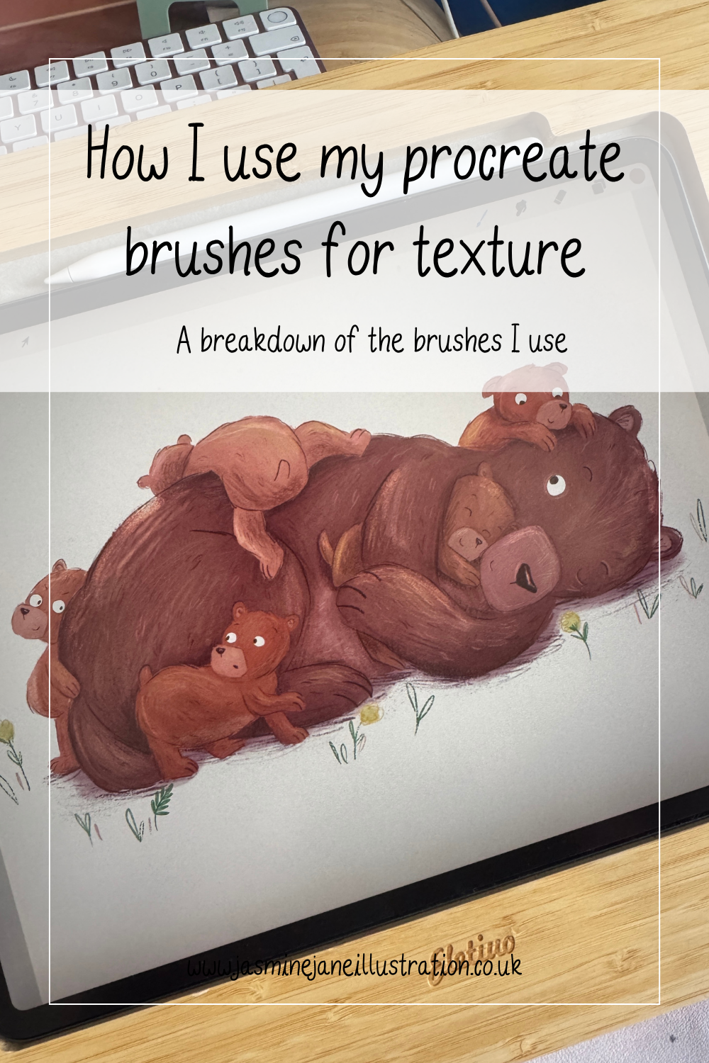 How I Use My Procreate Brushes for Texture