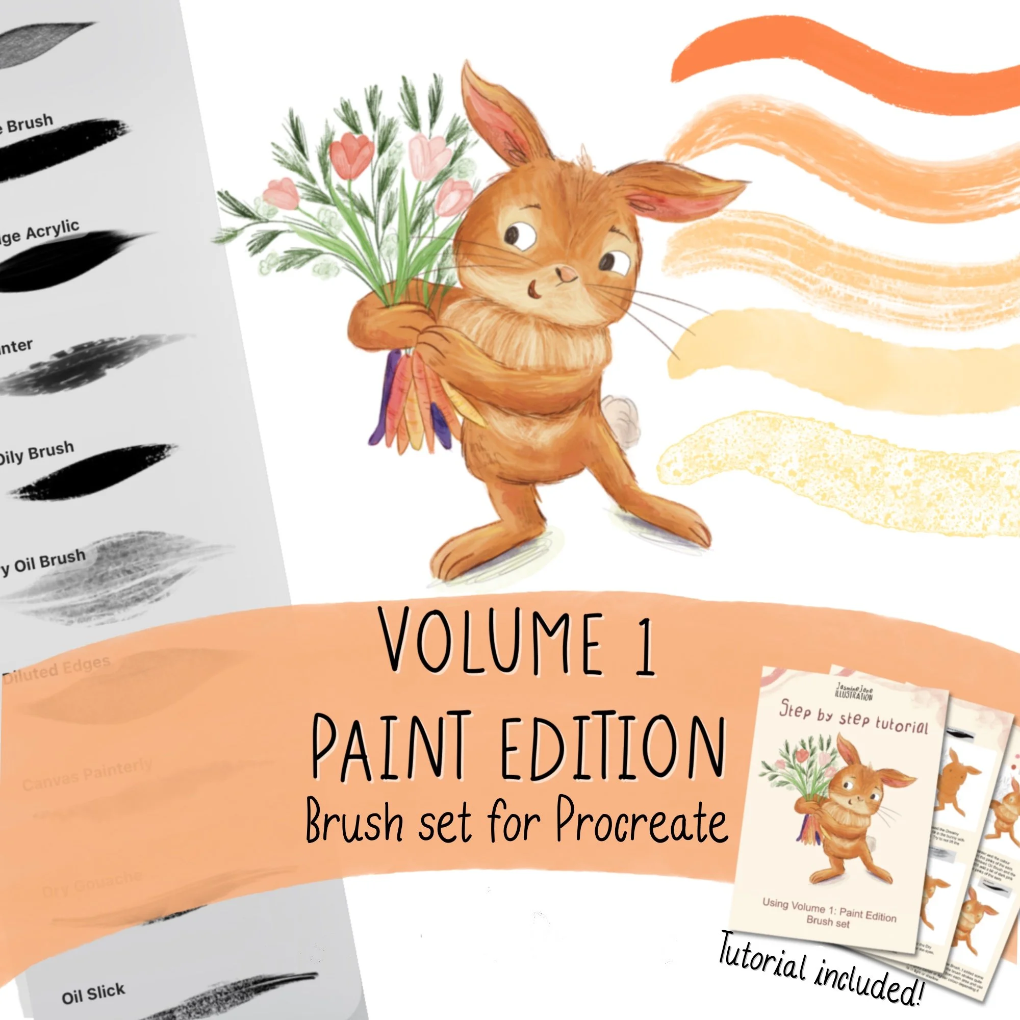 Volume 1: Paint Edition Digital Brush Set For Procreate
