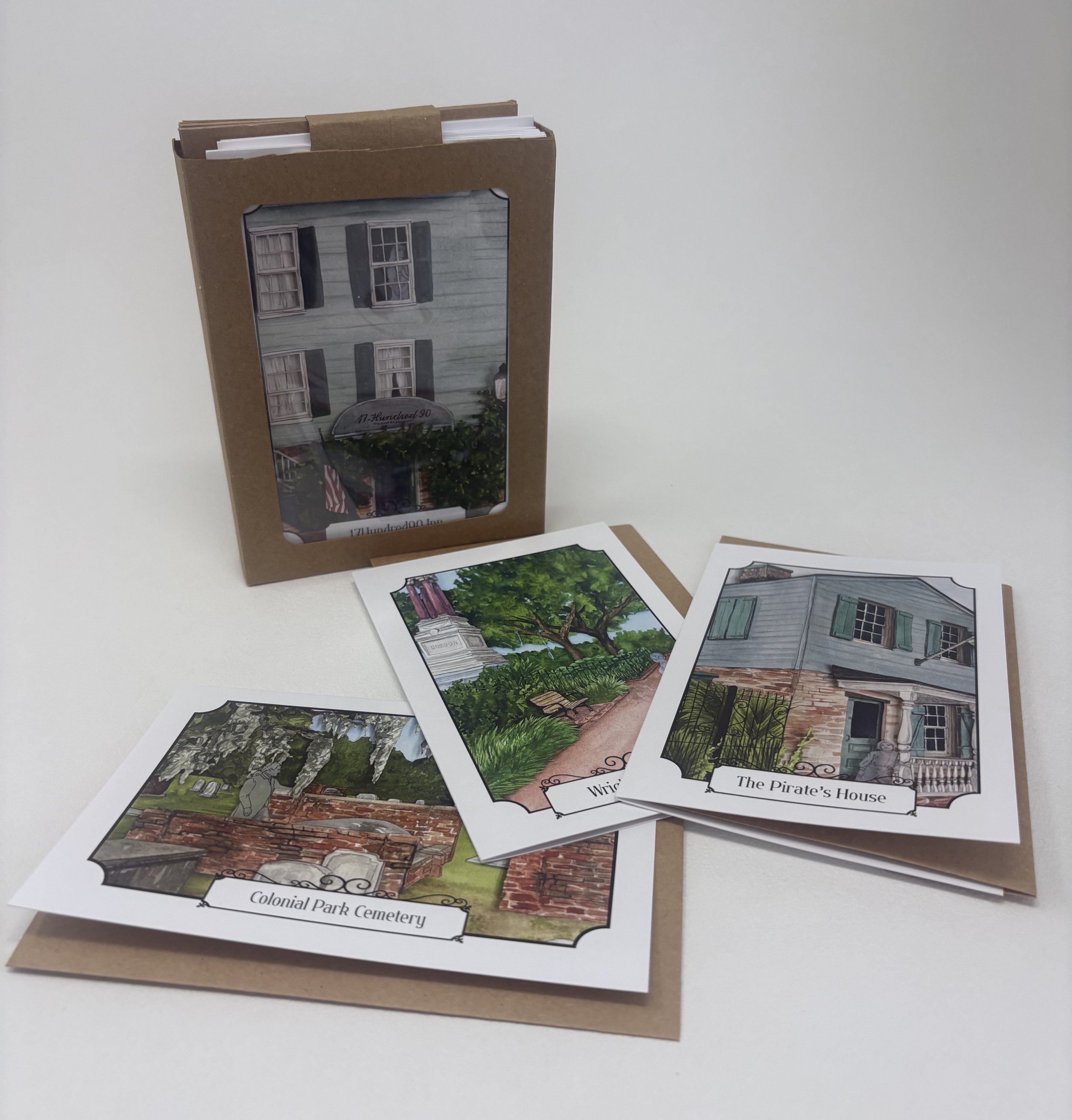 Haunted Savannah Greeting Cards