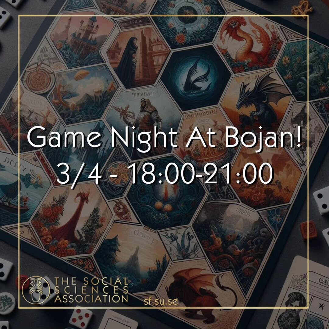 Are you in the mood to roleplay some Dungeons &amp; Dragons, get a good laugh with your friends while playing Cards Against Humanity, or just have a seat and paint your mini-figures from Games Workshop? Come to Game Night at Bojan the first wednesday