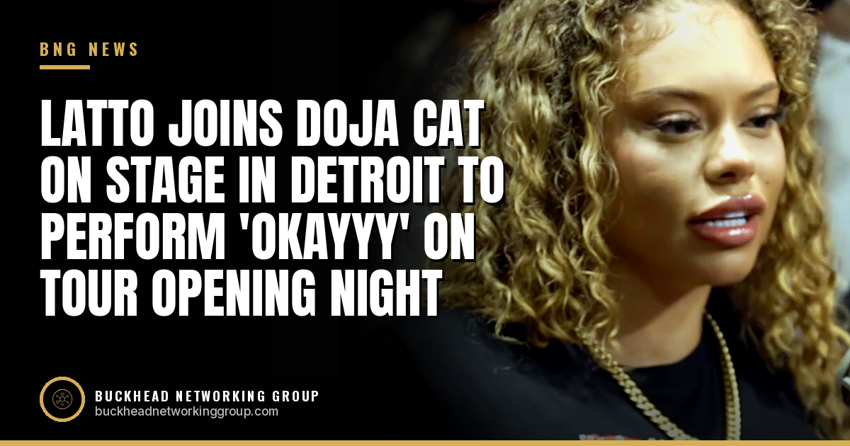 Latto Joins Doja Cat on Stage in Detroit to Perform 'Okayyy' on Tour Opening Night