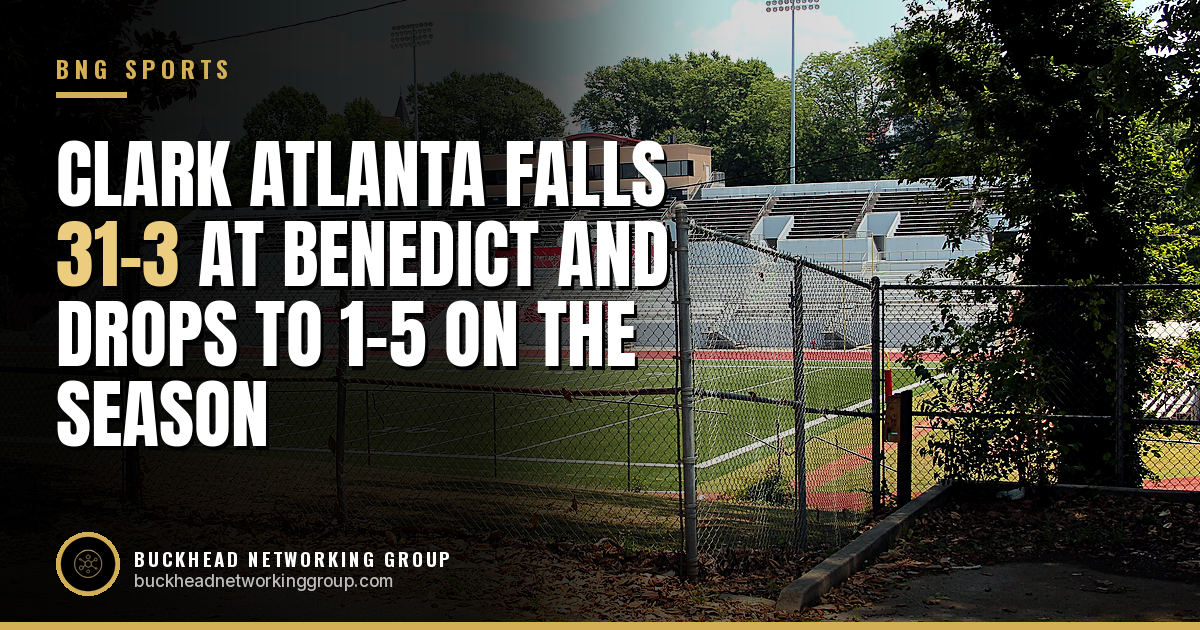 Clark Atlanta Falls 31-3 at Benedict and Drops to 1-5 on the Season