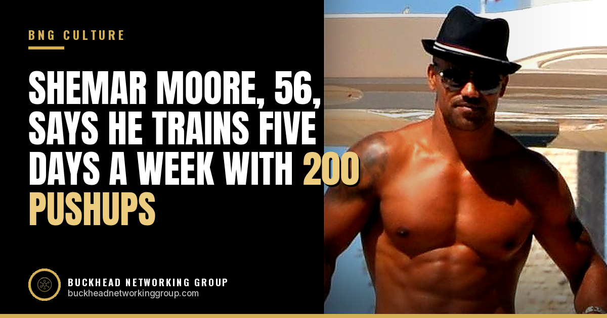 Shemar Moore, 56, Says He Trains Five Days a Week With 200 Pushups and 300 Sit-Ups