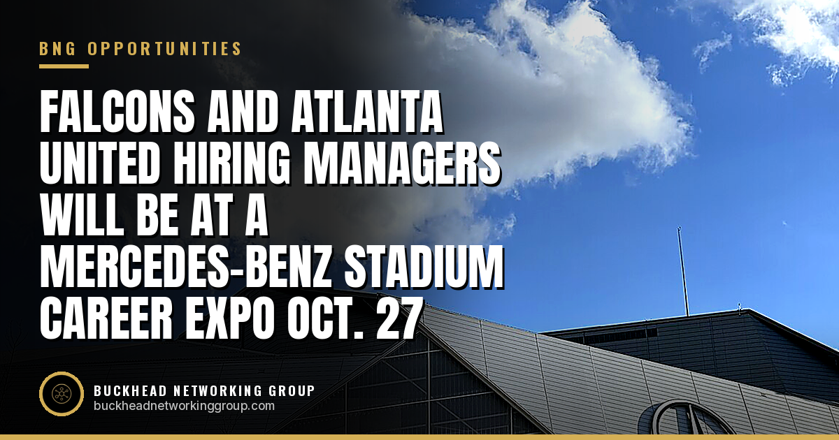 Falcons and Atlanta United Hiring Managers Will Be at a Mercedes-Benz Stadium Career Expo Oct. 27