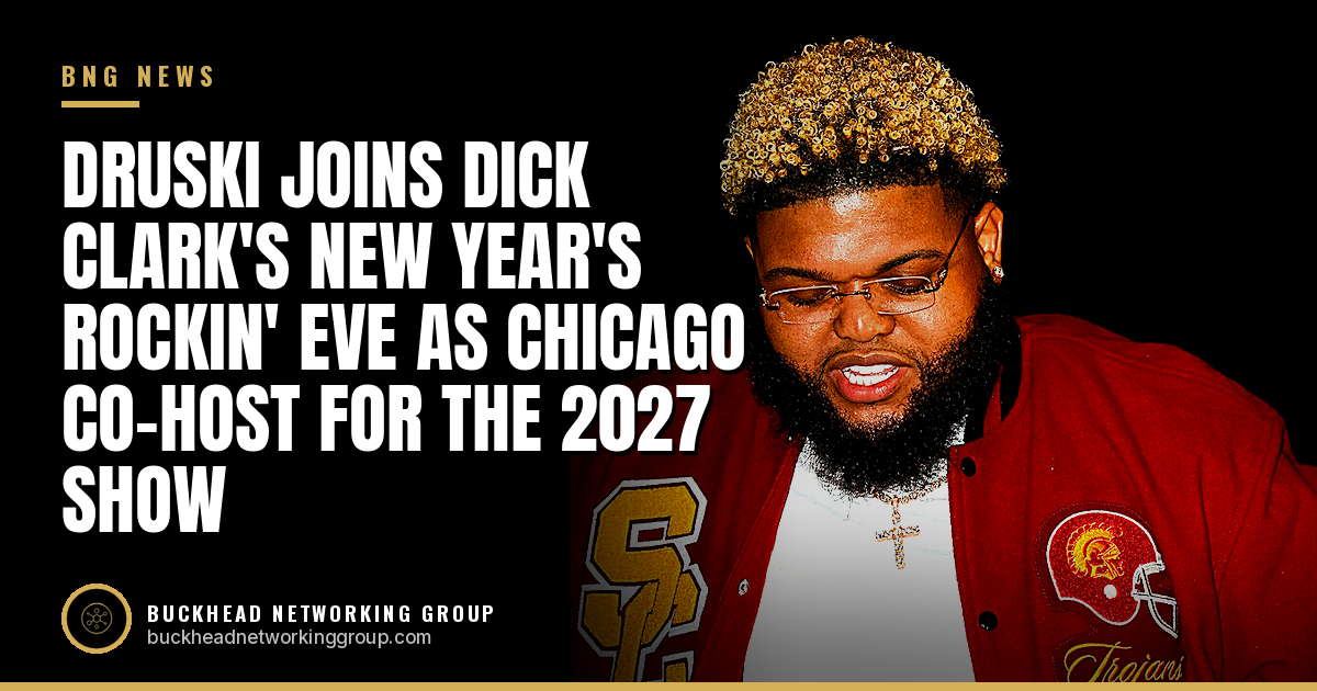 Druski Joins Dick Clark's New Year's Rockin' Eve as Chicago Co-Host for the 2027 Show