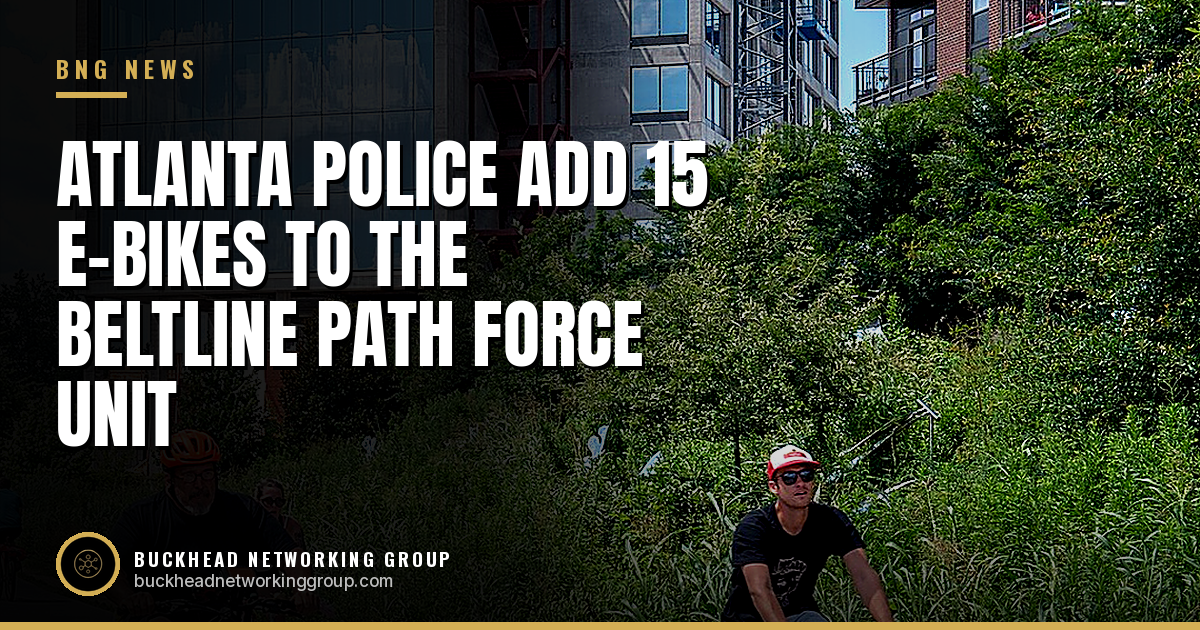 Atlanta Police Add 15 E-Bikes to the Beltline Path Force Unit
