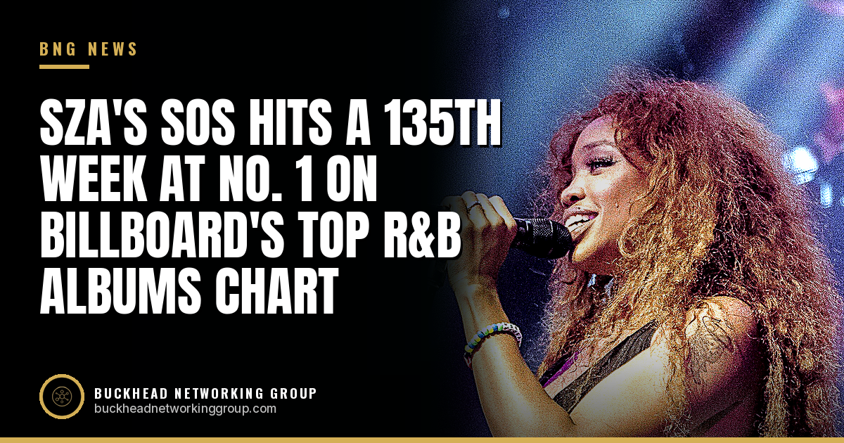 SZA's SOS Logs a 135th Week at No. 1 on Billboard's Top R&amp;B Albums Chart