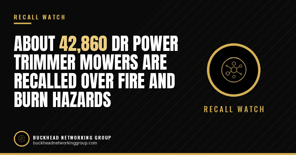 About 42,860 DR Power Trimmer Mowers Are Recalled Over Fire and Burn Hazards