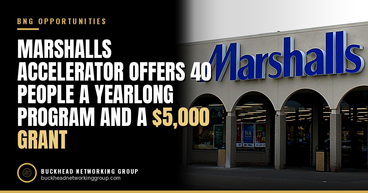 Marshalls Good Stuff Accelerator Applications Close Oct. 13 With 40 Spots and a $5,000 Grant