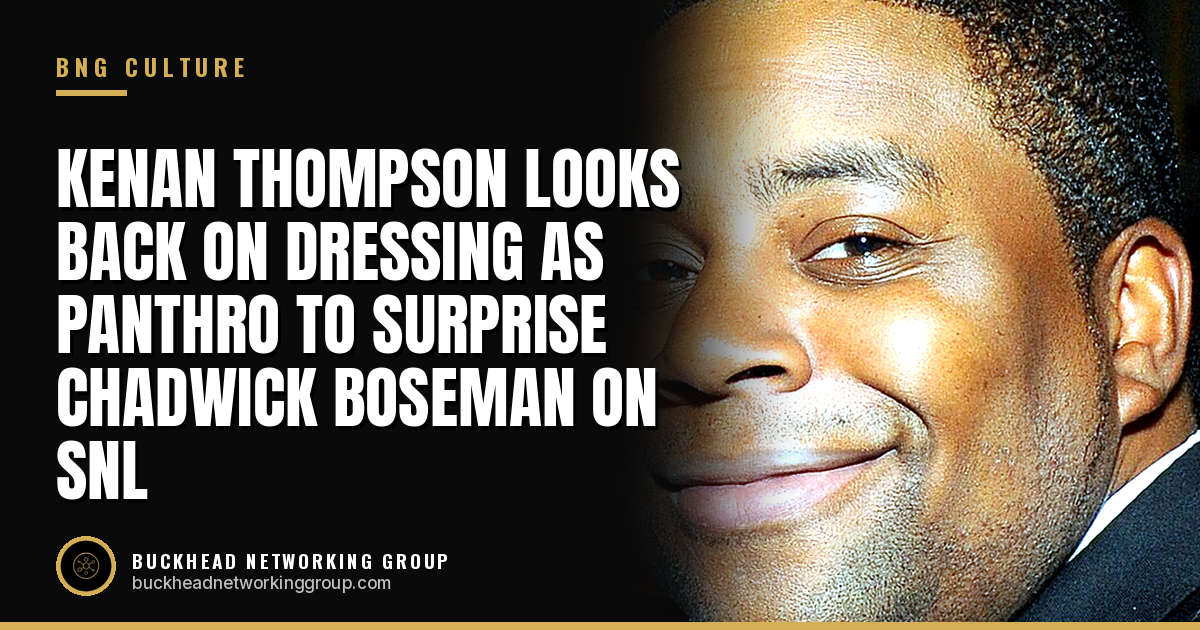 Kenan Thompson Looks Back on Dressing as Panthro to Surprise Chadwick Boseman on SNL