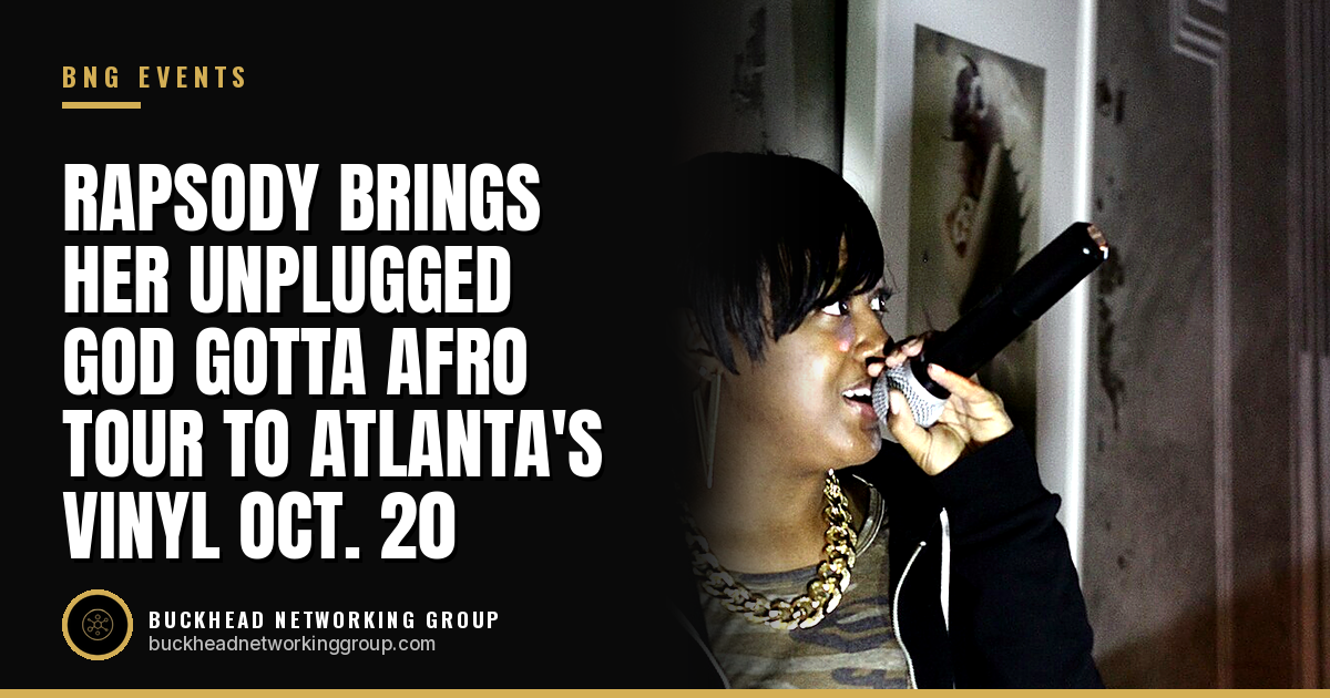 Rapsody Brings Her Unplugged God Gotta Afro Tour to Atlanta's Vinyl Oct. 20