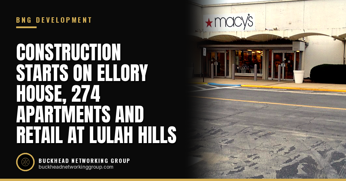 Construction Starts on Ellory House, 274 Apartments and Retail at Lulah Hills