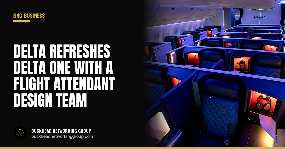 Delta Air Lines Refreshes Delta One With Help From a Flight Attendant Design Team