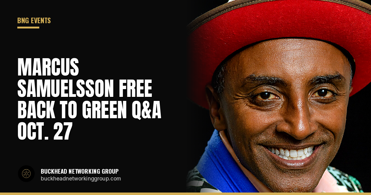 Chef Marcus Samuelsson Brings Back to Green to a Free Q&amp;A at the Fulton County Central Library Oct. 27