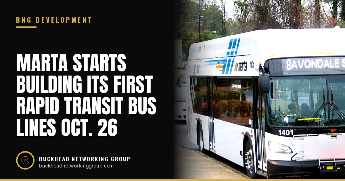 MARTA Starts Building Its First Rapid Transit Bus Lines on Cleveland Avenue and Metropolitan Parkway Oct. 26