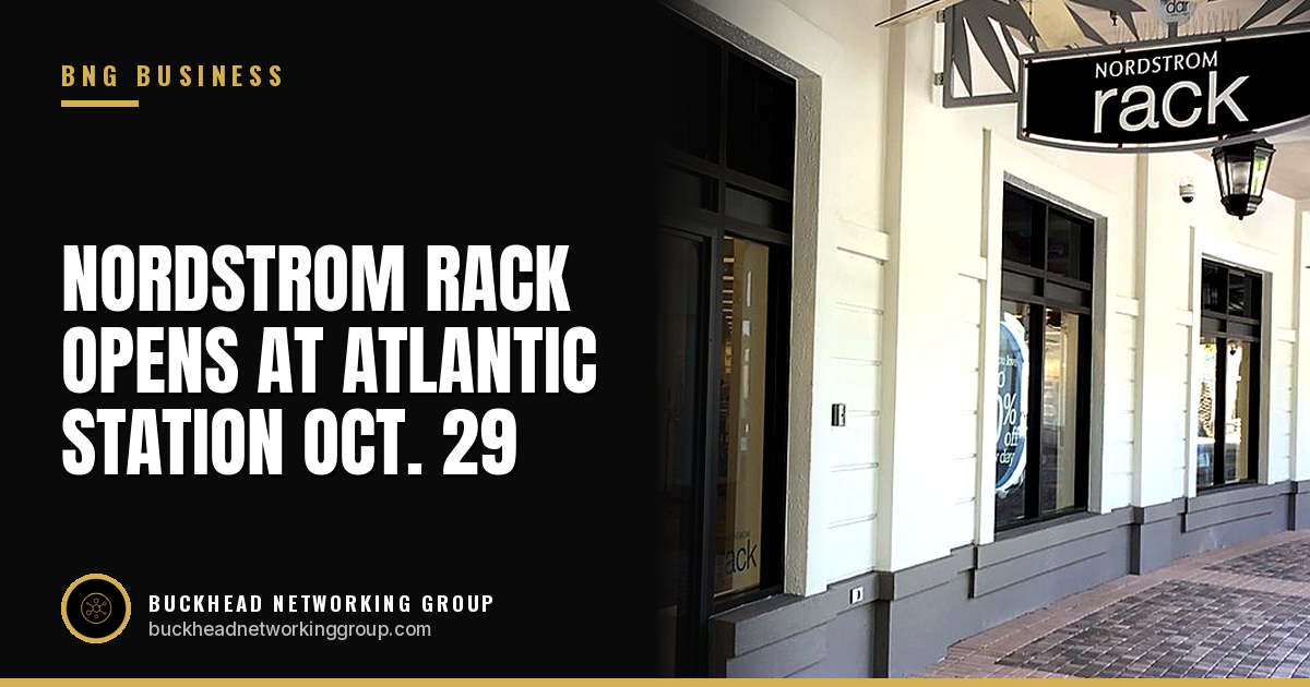 Nordstrom Rack Opens a 28,000-Square-Foot Store at Atlantic Station Oct. 29