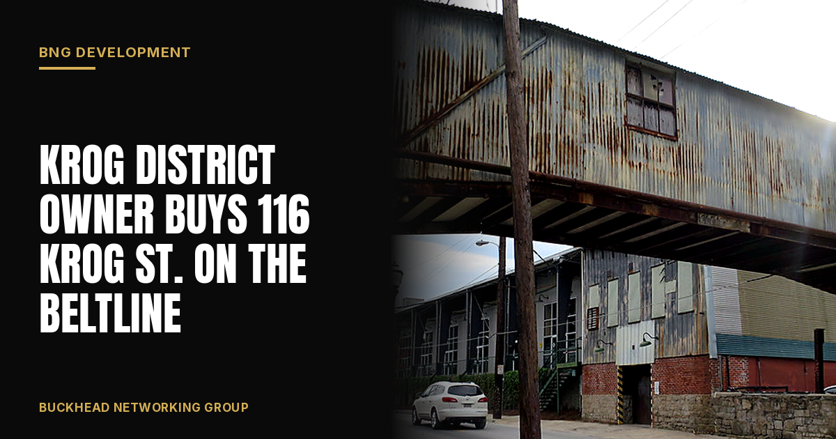 Krog District Owner 26th Street Partners Buys 116 Krog St., a Beltline-Fronting Building in Inman Park