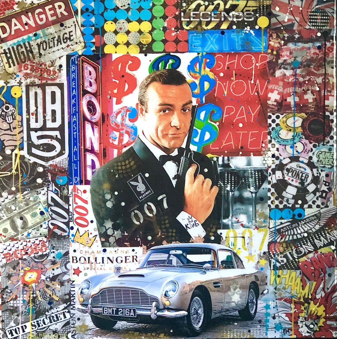 James Bond Pop, 100x100 - Vendu