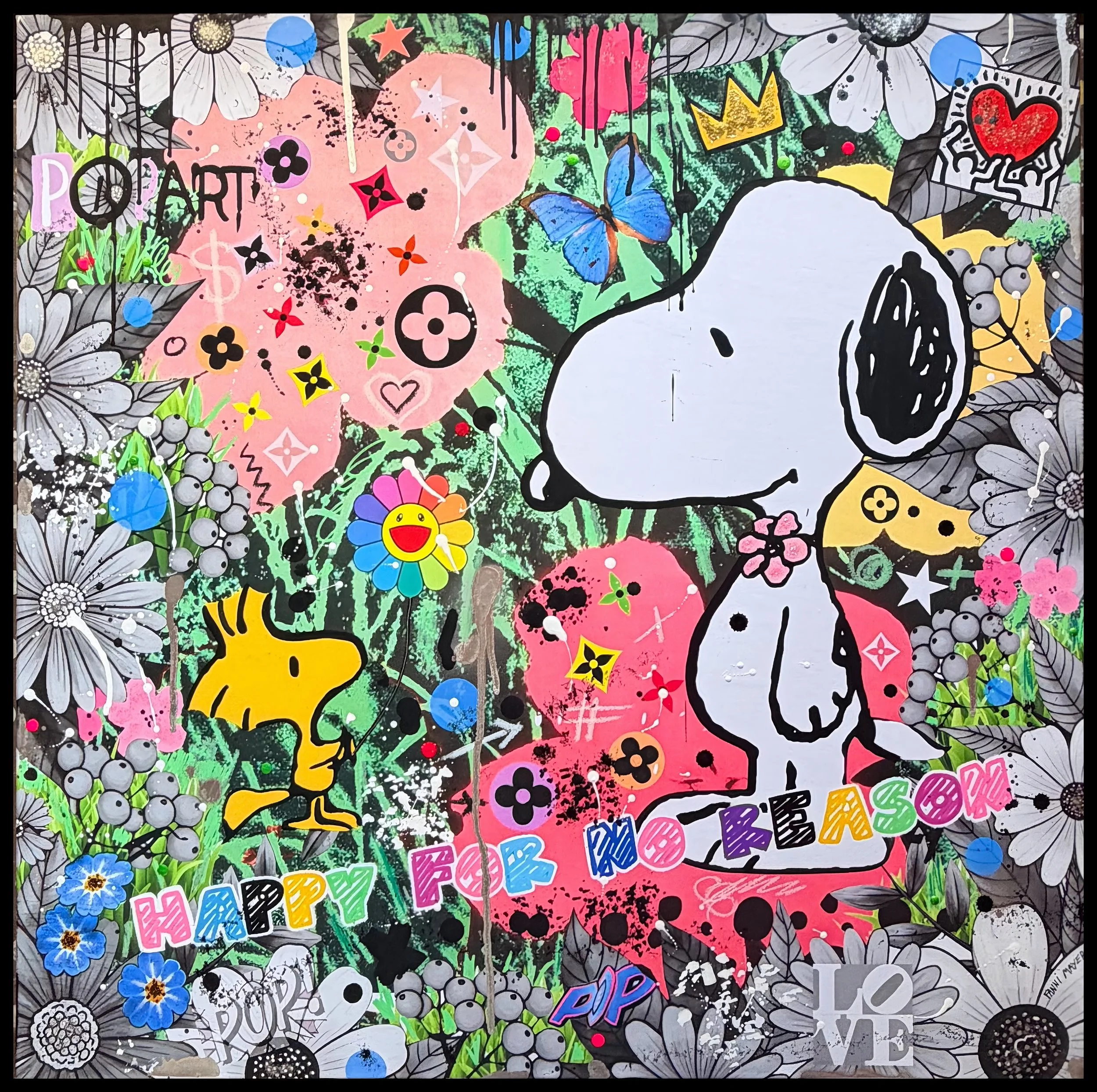 Happy for no reason, 80X80